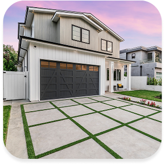Residential home with modern design